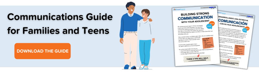 Download our communication resource for teens and parents to build active listening skills!