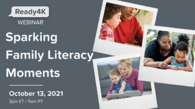 Webinar: Sparking Family Literacy Moments