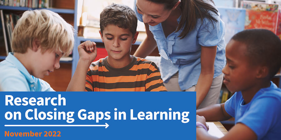 Research on Closing Gaps in Learning